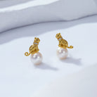 New Yorker Freshwater Pearl Earrings WE00040 - PEARLY LUSTRE