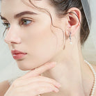 Elegant Freshwater Pearl Earrings WE00078 - PEARLY LUSTRE