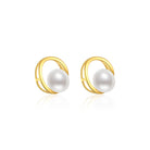 Elegant Freshwater Pearl Earrings WE00109 - PEARLY LUSTRE