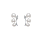 Elegant Freshwater Pearl Earrings WE00116 - PEARLY LUSTRE