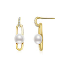 New Yorker Freshwater Pearl Earrings WE00125 - PEARLY LUSTRE