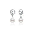 Elegant Freshwater Pearl Earrings WE00130 - PEARLY LUSTRE