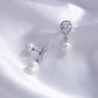 Elegant Freshwater Pearl Earrings WE00130 - PEARLY LUSTRE