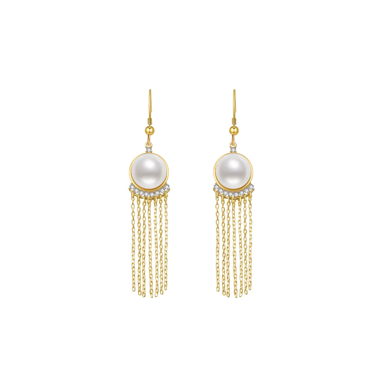 New Yorker Freshwater Pearl Earrings WE00149 - PEARLY LUSTRE