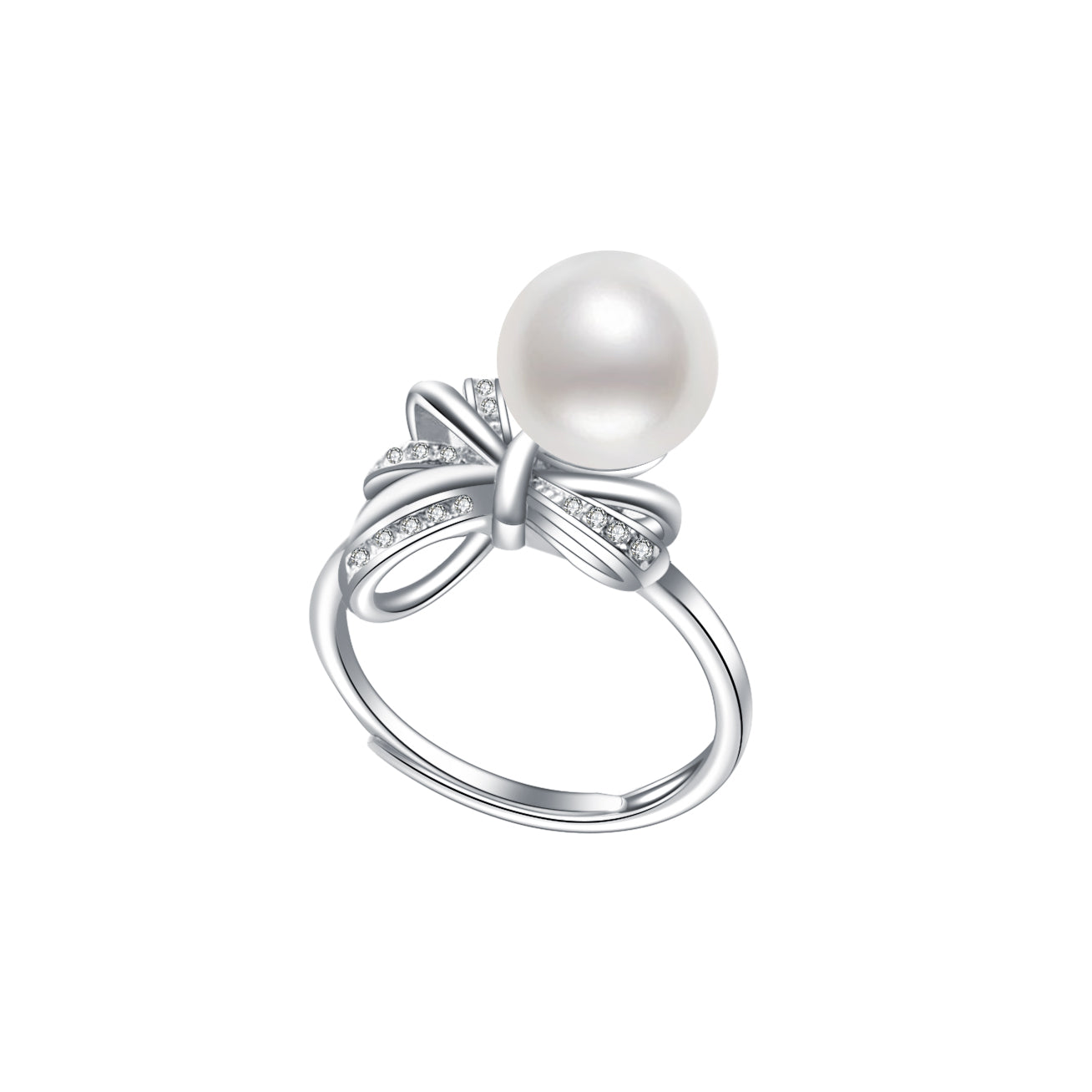 Elegant Freshwater Pearl Ring WR00008 - PEARLY LUSTRE