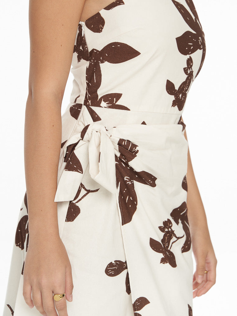 DRESSINGPAULA | One Shoulder Linen Dress