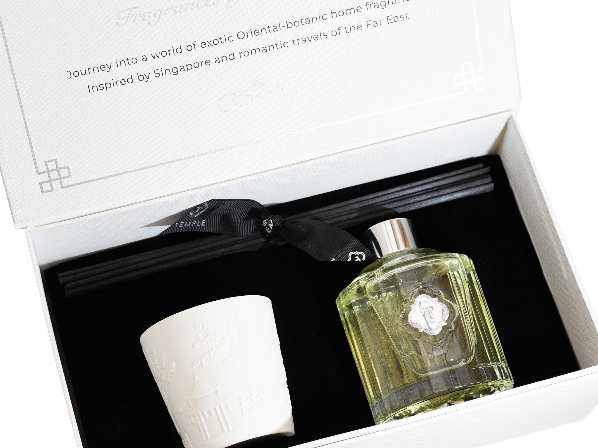 TEMPLE CANDLES | Chinoiserie Candle & Diffuser Gift Box