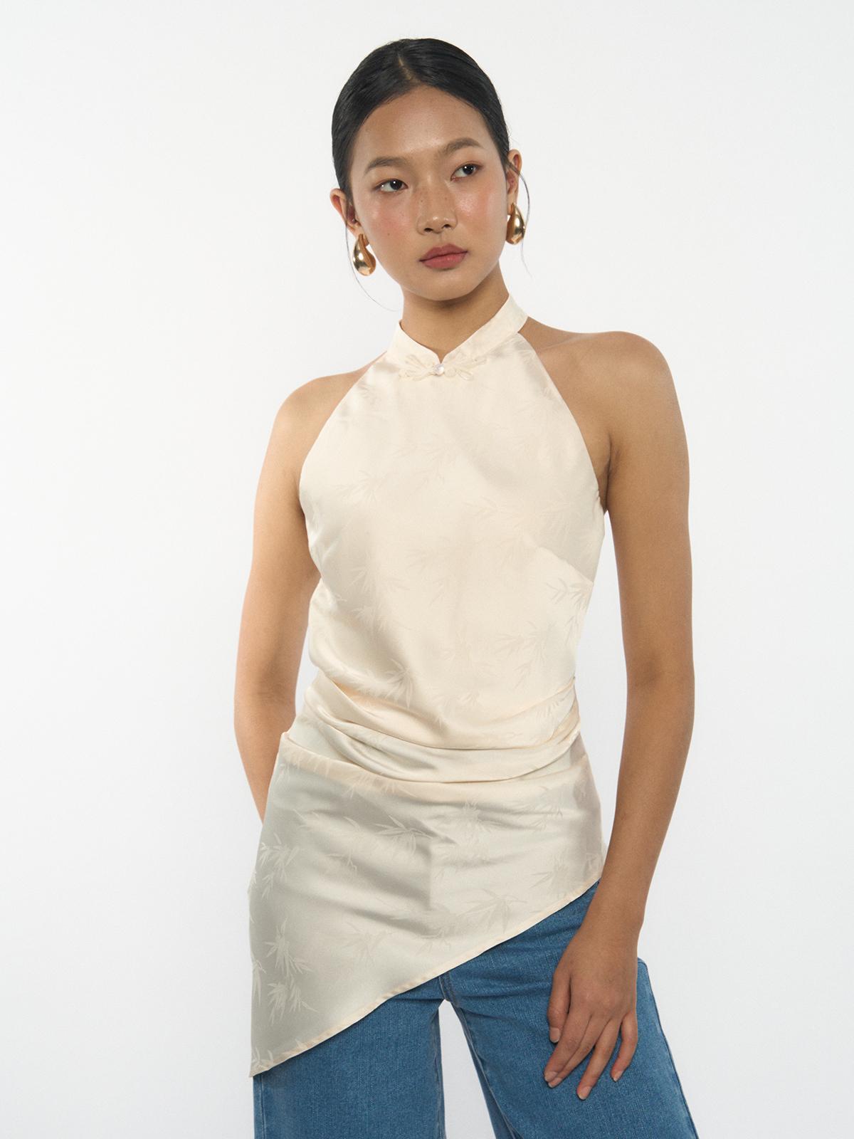 DRESSINGPAULA | Asymmetric Halter Top