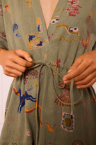 SUI | Seaside Bloom Handspun Handwoven Organic Cotton Dress