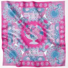 BINARY STYLE | Peranakan Epiphanies in Lilac 100% Premium Silk Scarf