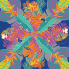 BINARY STYLE | Blooms and Butterflies of Singapore Silk Square Scarf 87x87cm