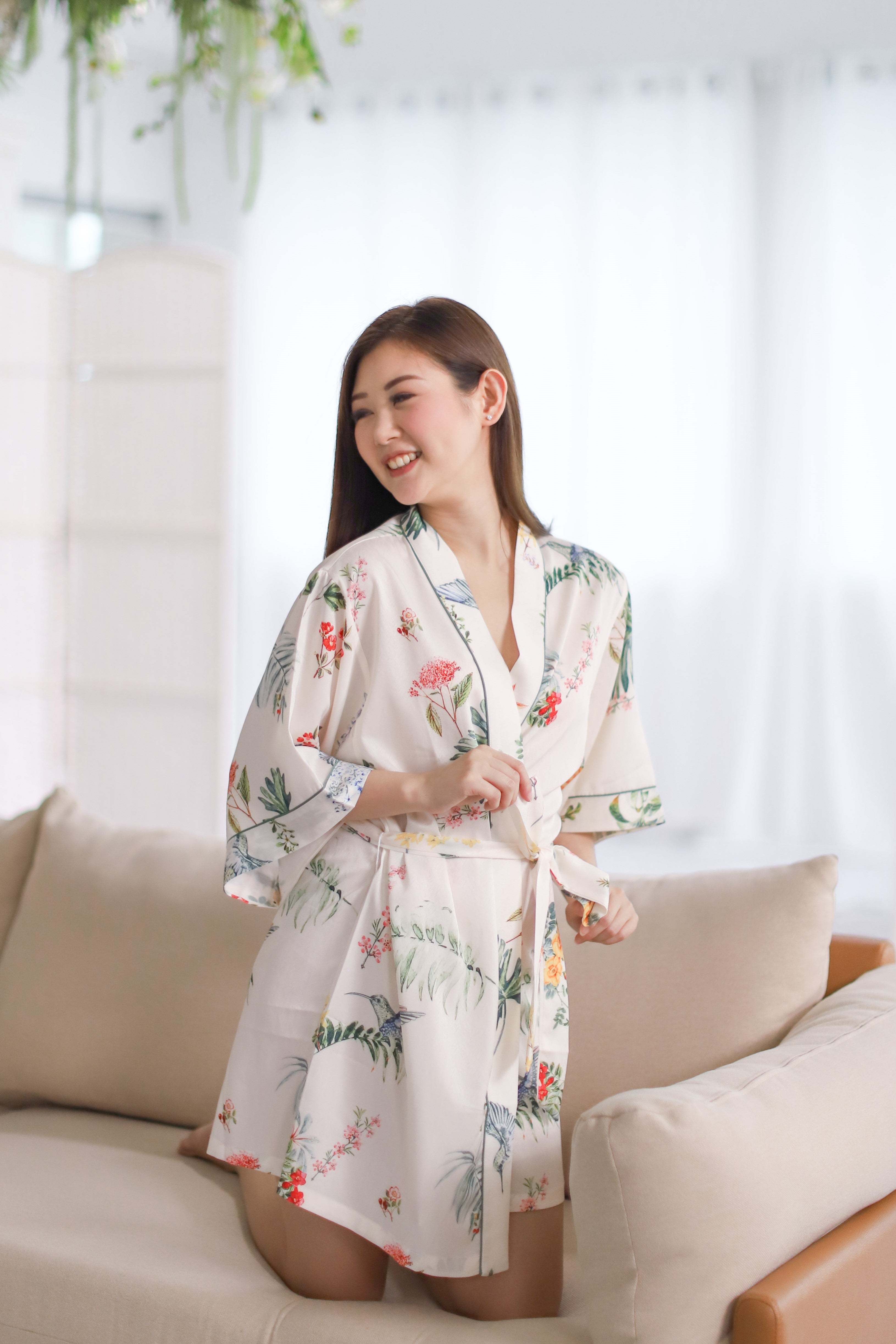 BELLS & BIRDS | Paradiso Floral Robe