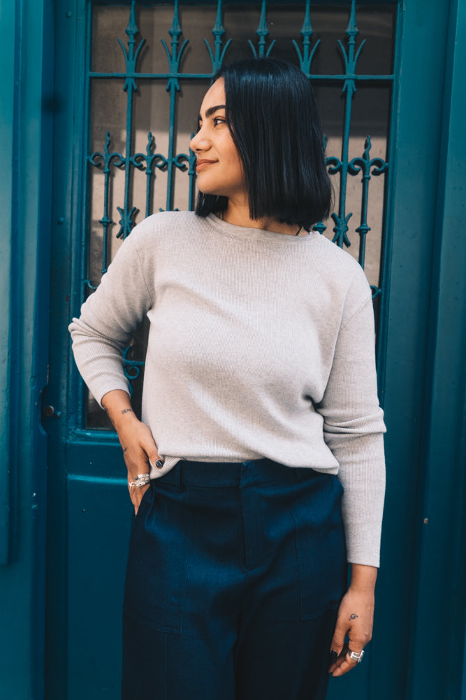 OLIVE BASICS | Ellie Reversible Cardigan in TENCEL™ Knit