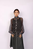 RAFFLES PRIVATO | STEPHANIE GABRIELLE | Polka Dot Blouse