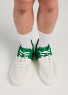 PROJECTWEAR | Fergie Dual Colour Leather Sneaker Green