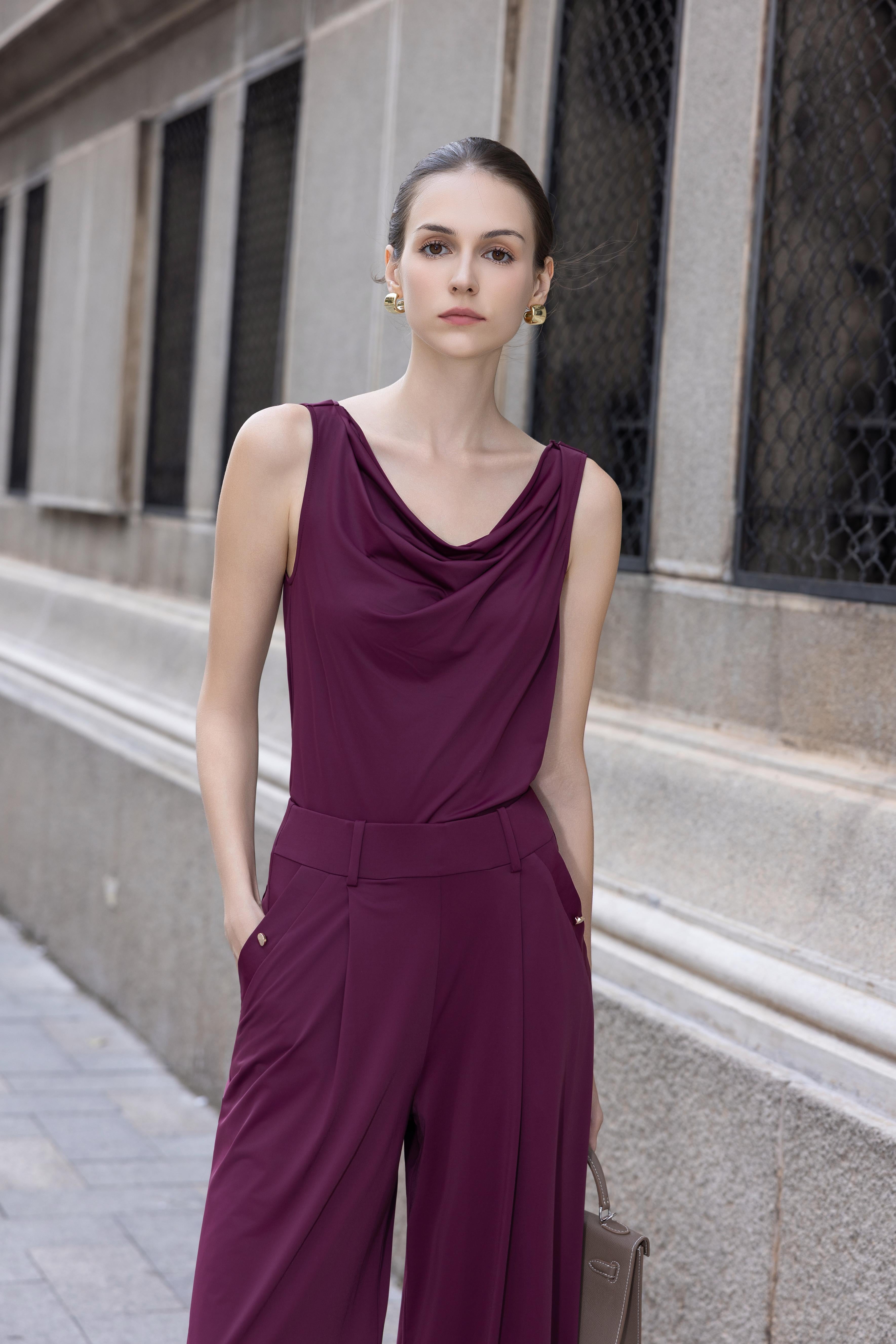 AS INTENDED | Anka Top In Oxblood