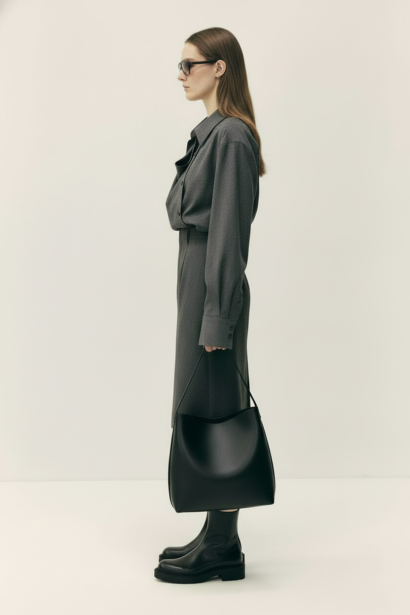 LAYERPLAN | Margot Draped Wrap Shirt Margot