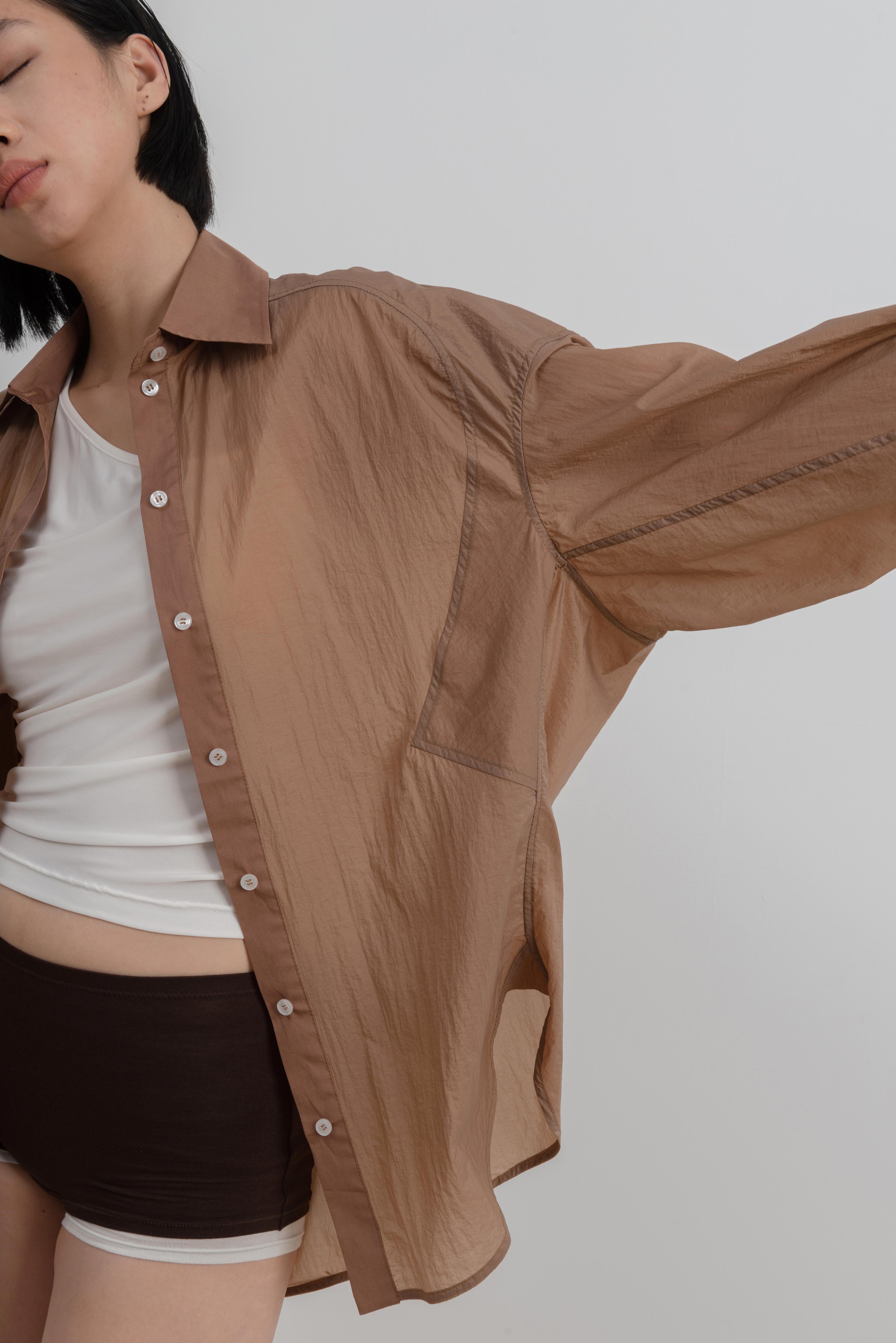LAYERPLAN | Pieced Oversized Shirt Layers