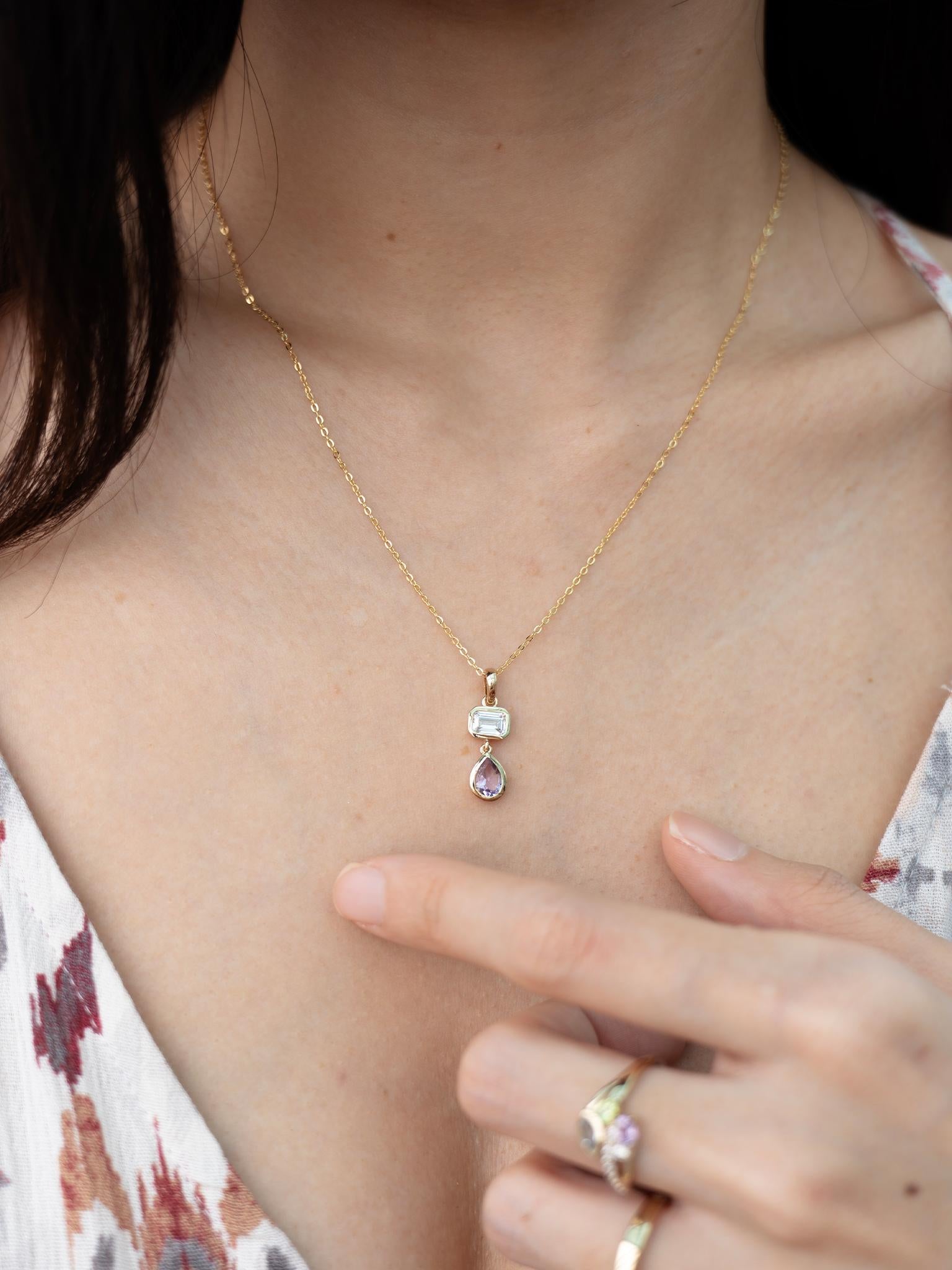 EMBRACE JEWELLERY | Lavender Light Necklace