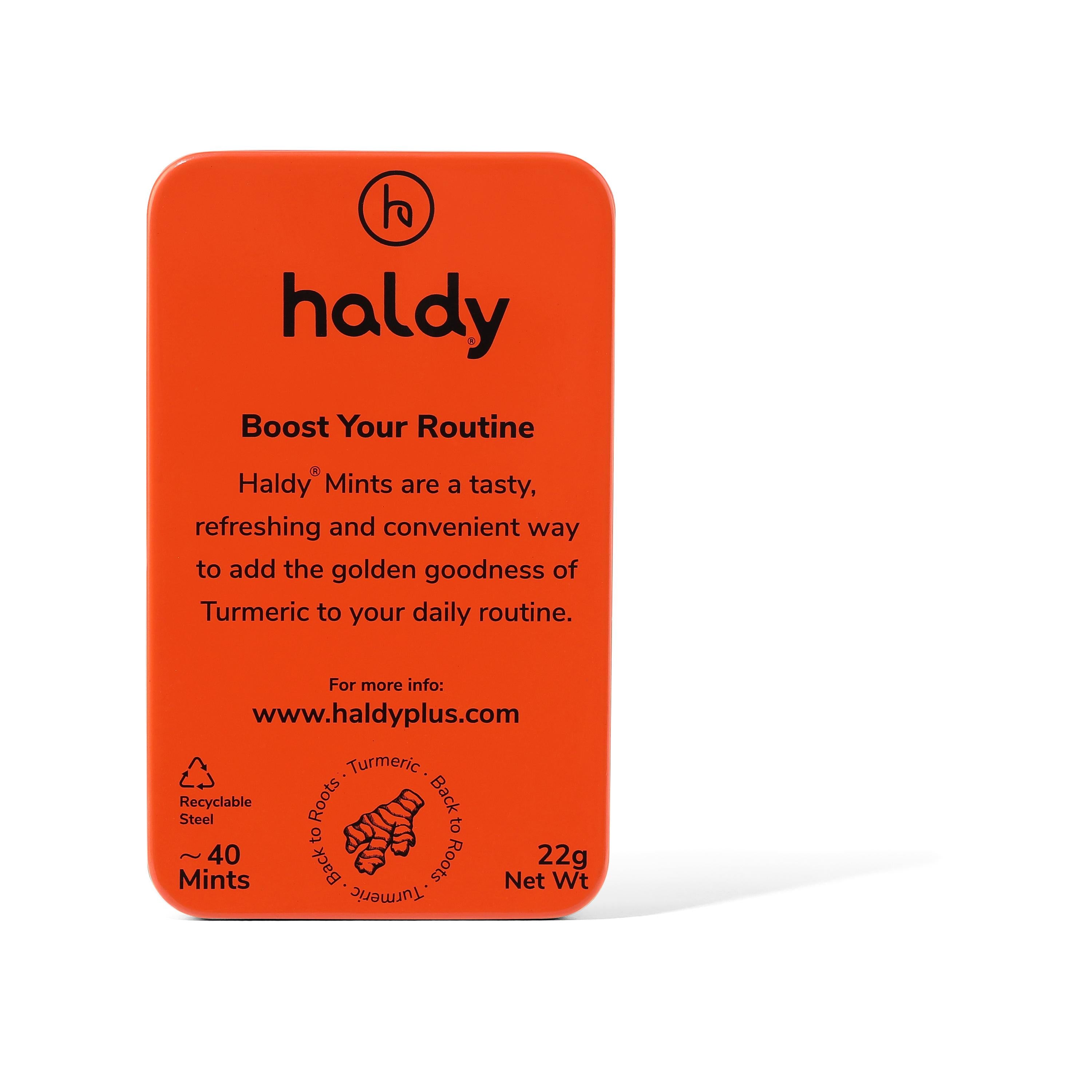 HALDY | Sugarfree Turmeric Mints - Berries (Single Pack)