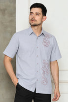 KANZI COLLECTION | Mens Batik Embrodered Shirt