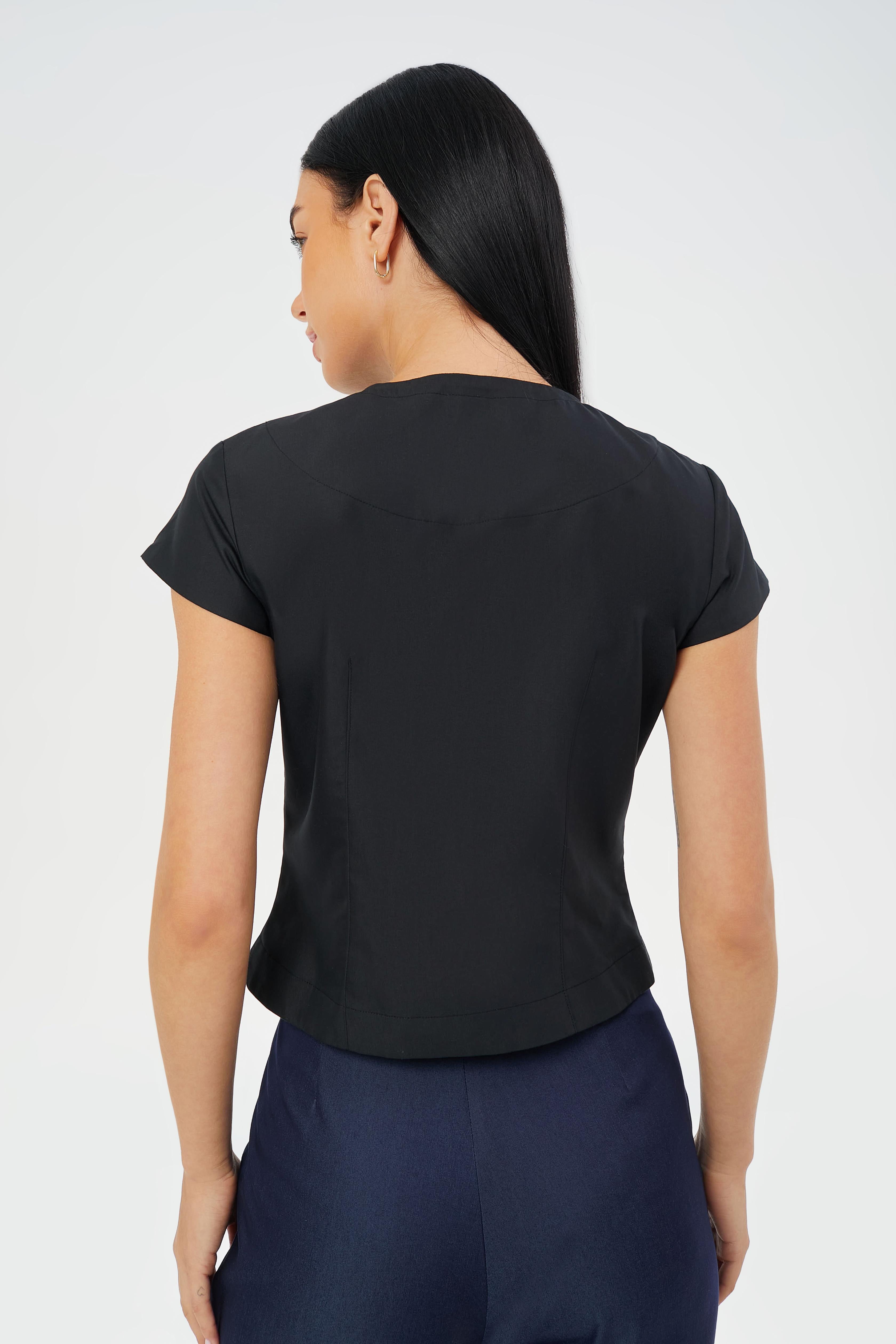 CAELI ECO LUXE | Tailored Button Top