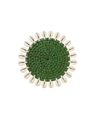 MEJA MAISON DE BALI | The Amour Oil Green Cowrie Coaster