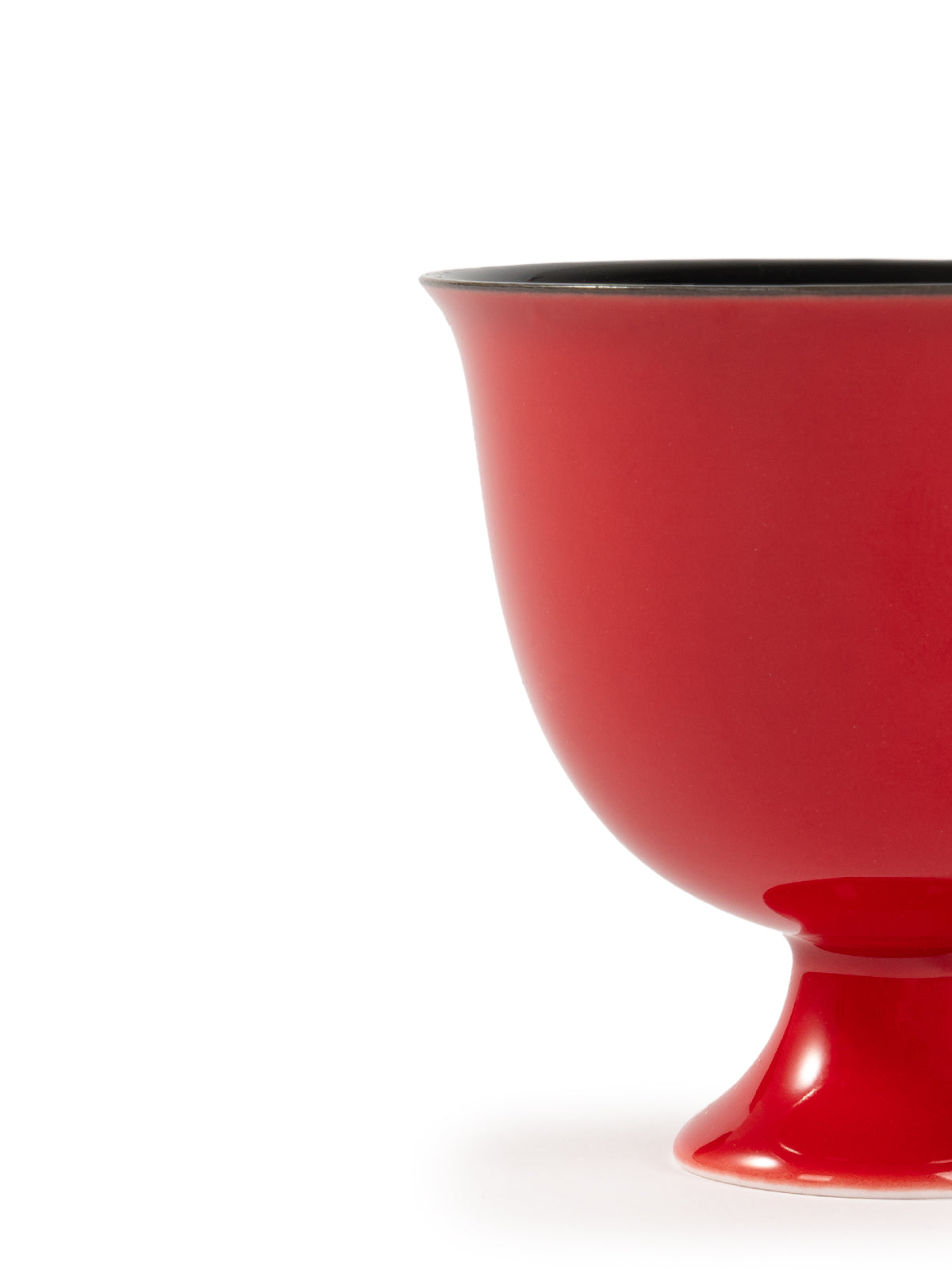 CRAFILAB | Vermilion Red & Tall Footed Teacup