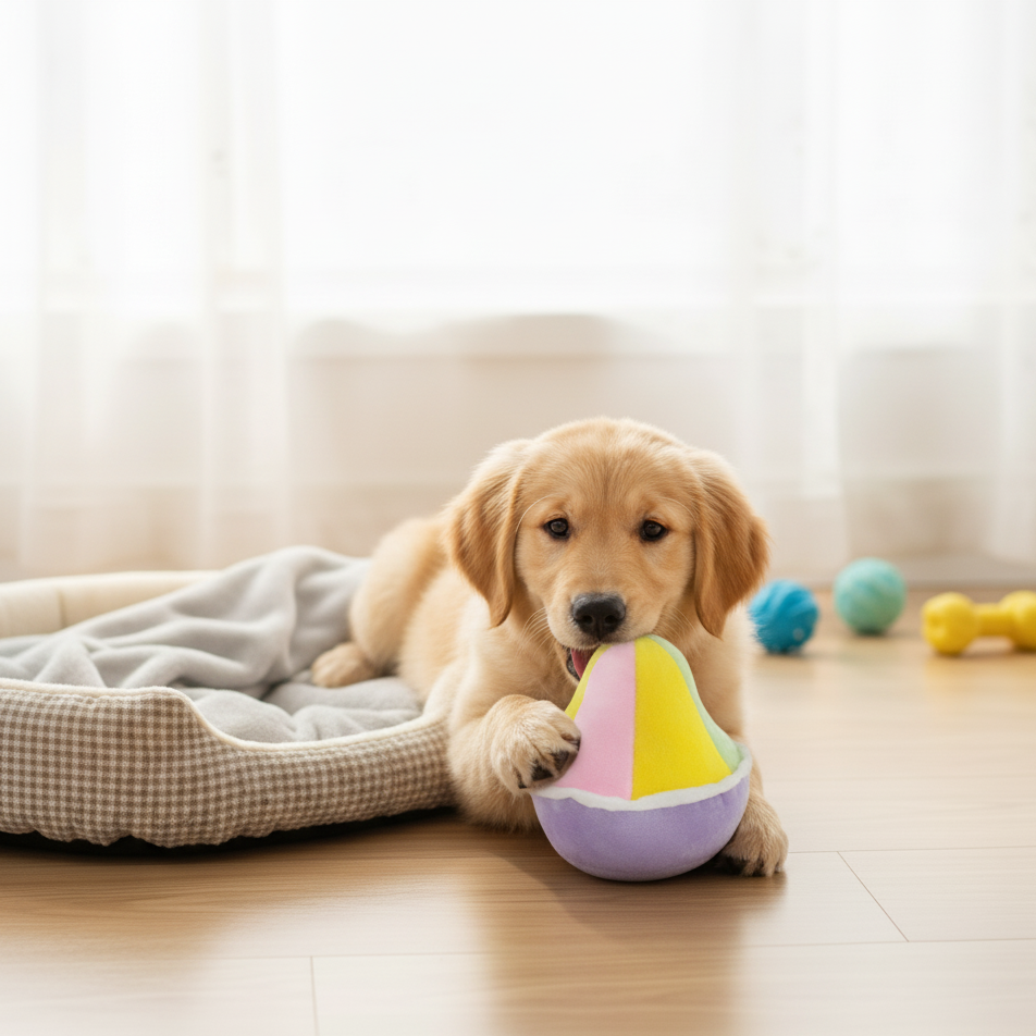 NOM | Waggle Ice Kachang Squeakie Chew Toy