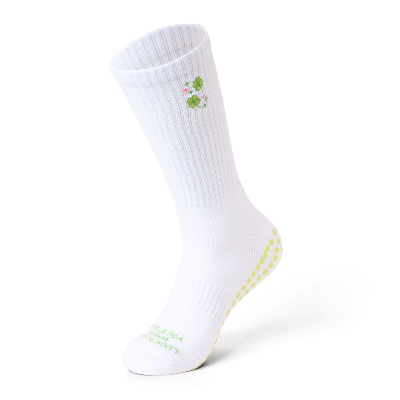 TALKING TOES | Clover Glow Grip Sock