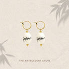 THE ANTECEDANT STORE | Ink Porcelain Earrings