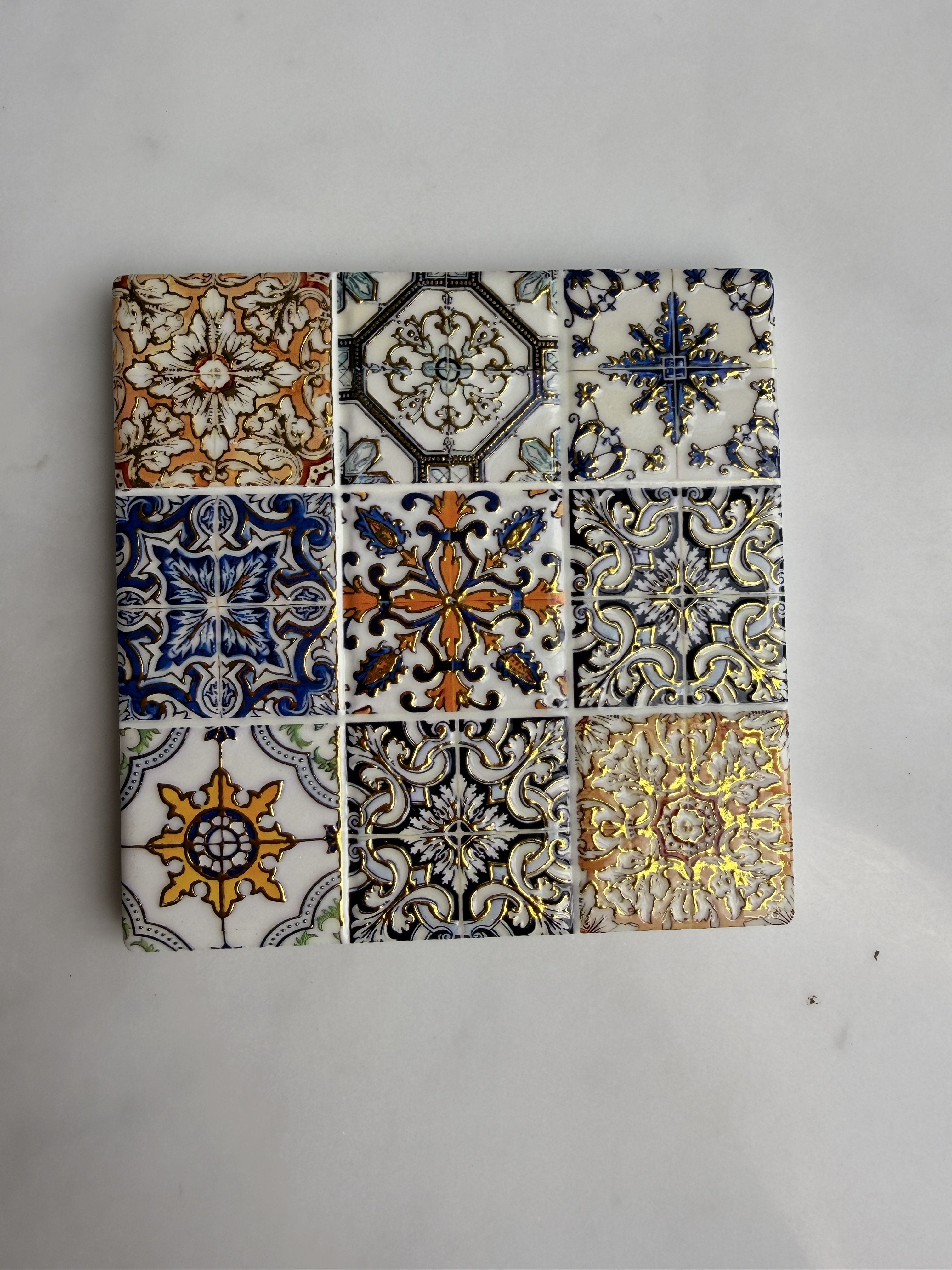 PHOTO PHACTORY | Golden Mosaic Coaster