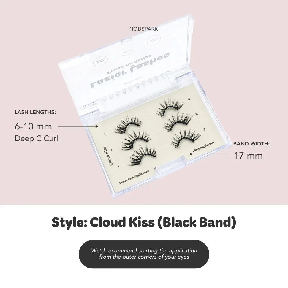 NODSPARK | Lash Strips | Cloud Kiss LAZIER Lashes | Black Band
