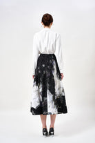 KHAAR | March Flower Midi Skirt