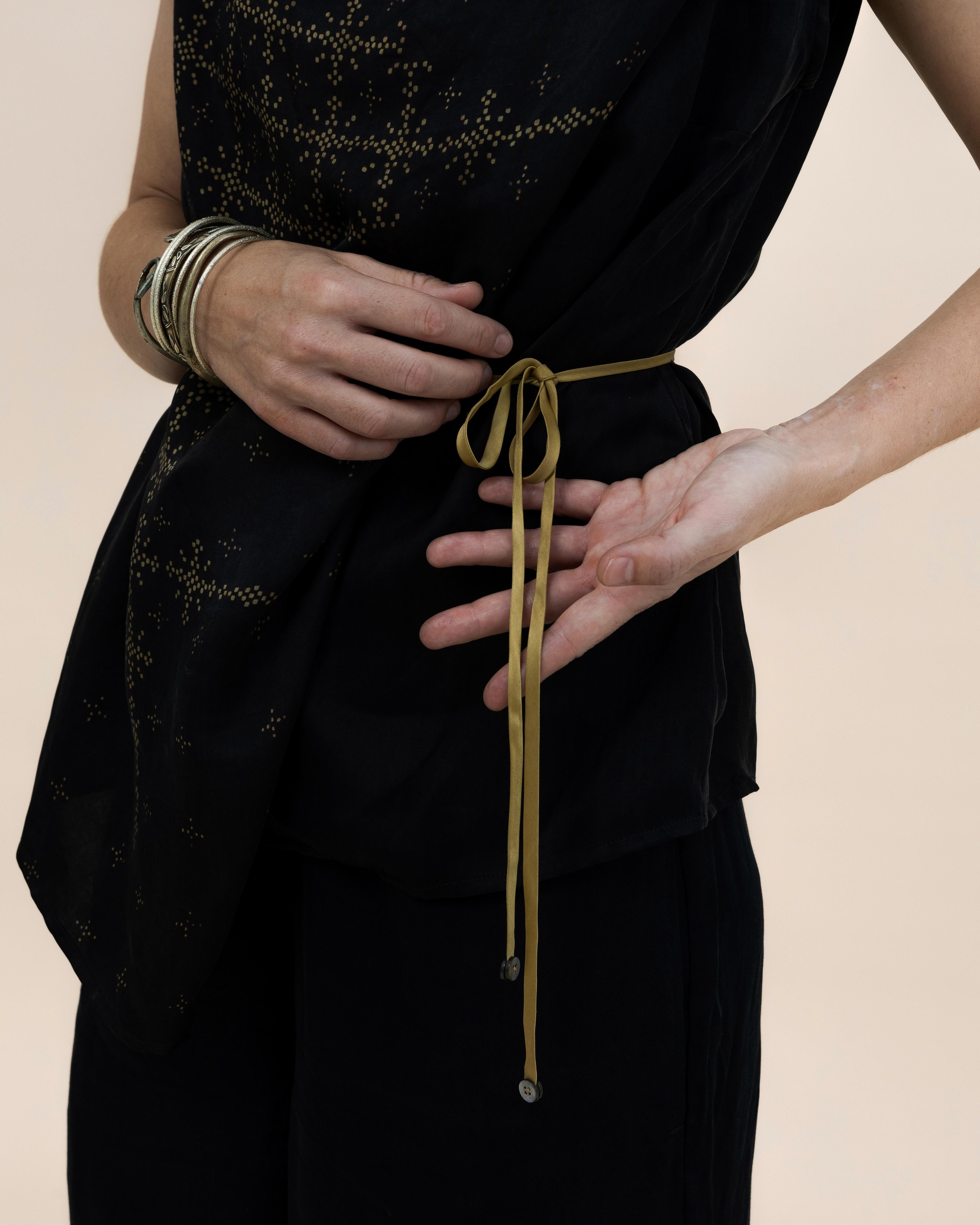 SUKKHA CITTA | ANGKASA - Drapped Ribbon Top
