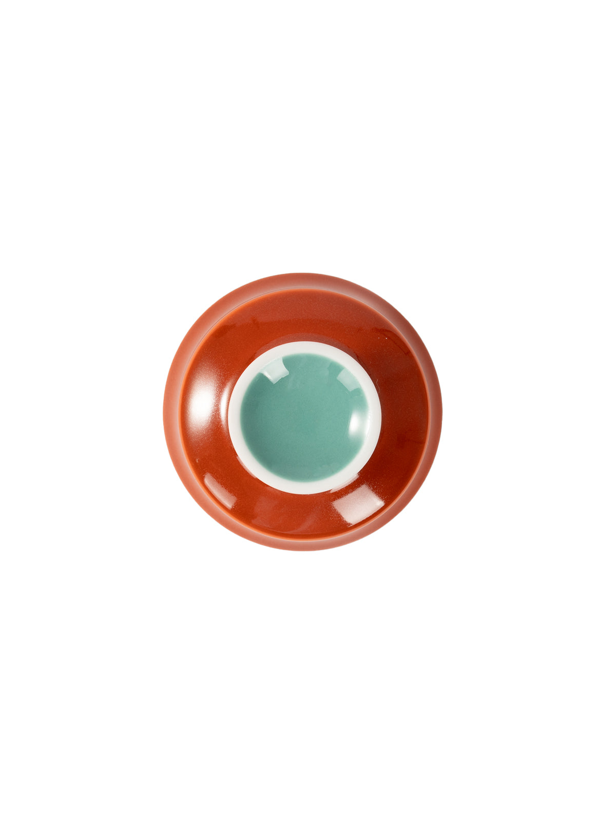 CRAFILAB | Brick Red & Turquoise Tall Cup