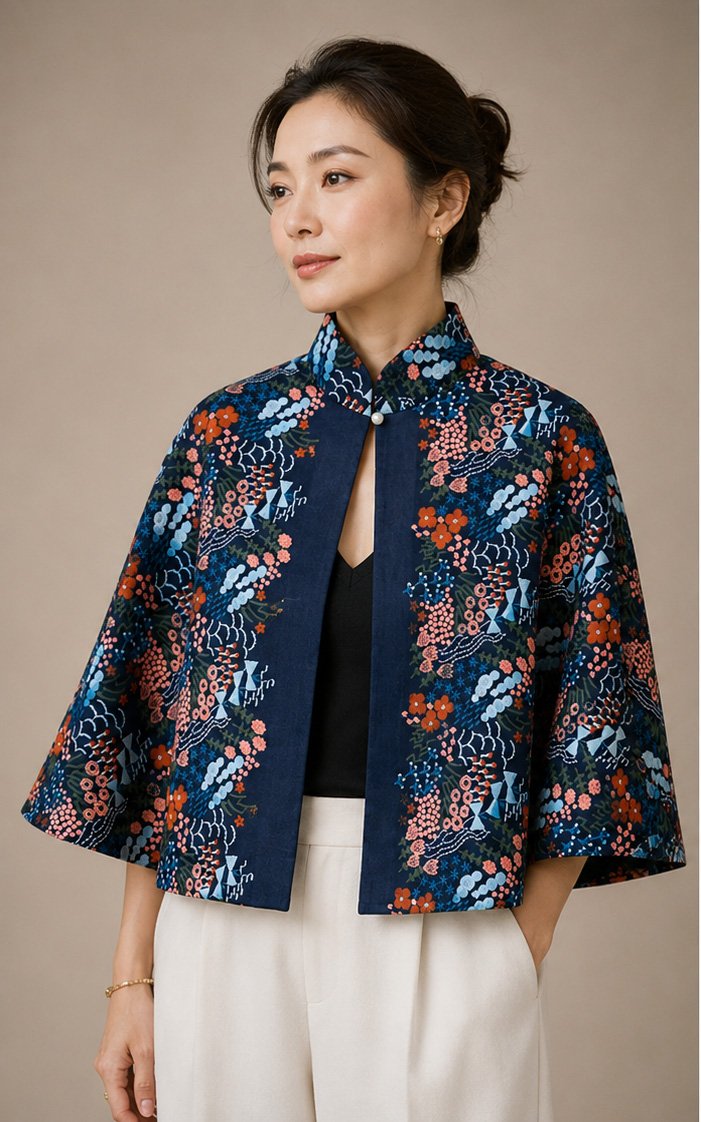 PAOPAO | 绣 XIU Floral Embroidery Cape (XIU-N)