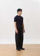 HOUSE OF HOUSE OF ANON PTE. LTD. | Sven Henley Knit Short Sleeve Top
