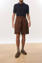 HOUSE OF HOUSE OF ANON PTE. LTD. | Aren Double Buckle Tailored Shorts