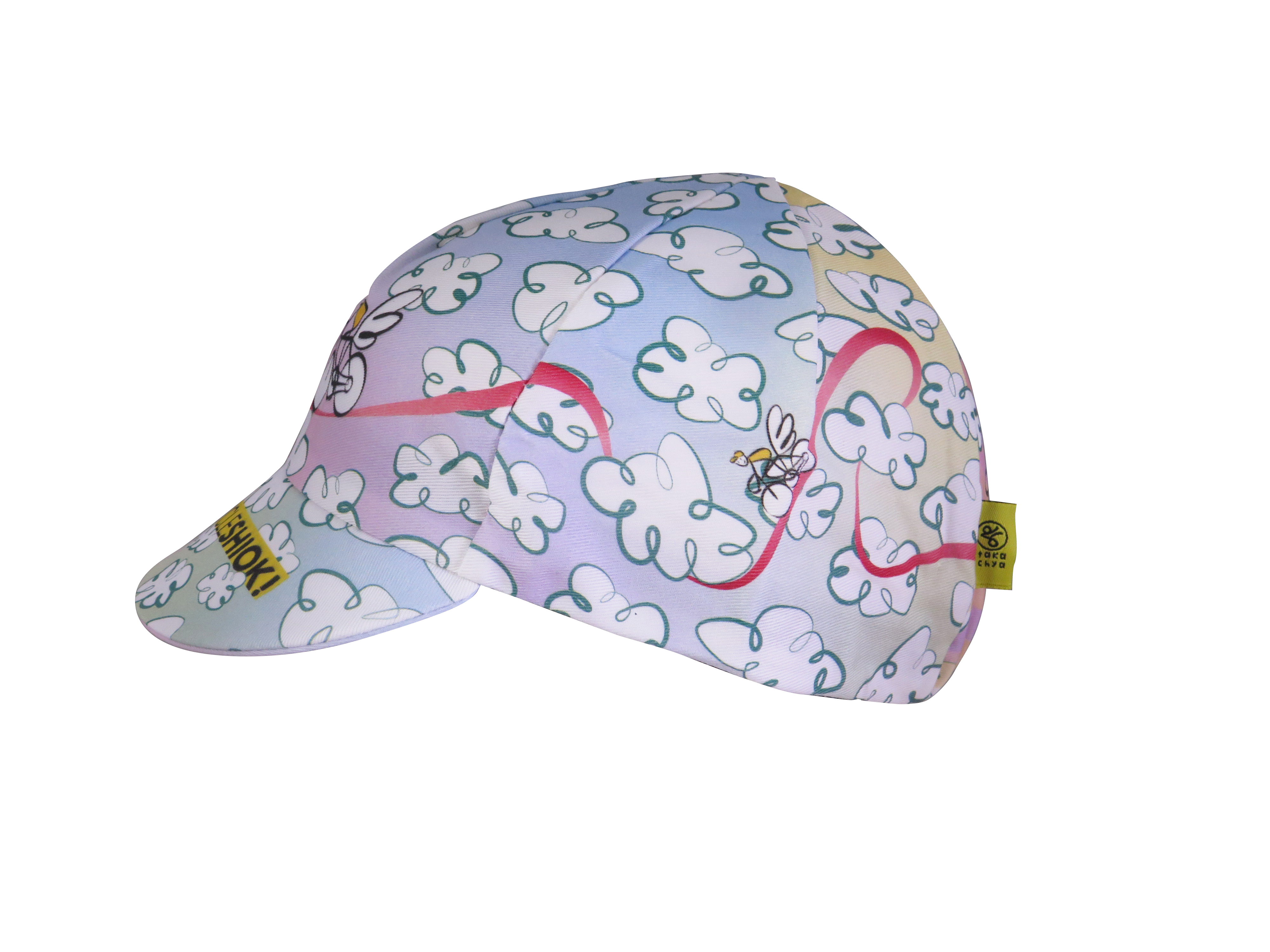 A DESIGN BY TAKACHYA | Cycling Cap - Flying Unicorn Psychedelic