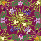 BINARY STYLE | Ochidea Silk Square Scarf 87x87cm