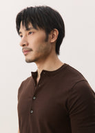 HOUSE OF HOUSE OF ANON PTE. LTD. | Sven Henley Knit Short Sleeve Top