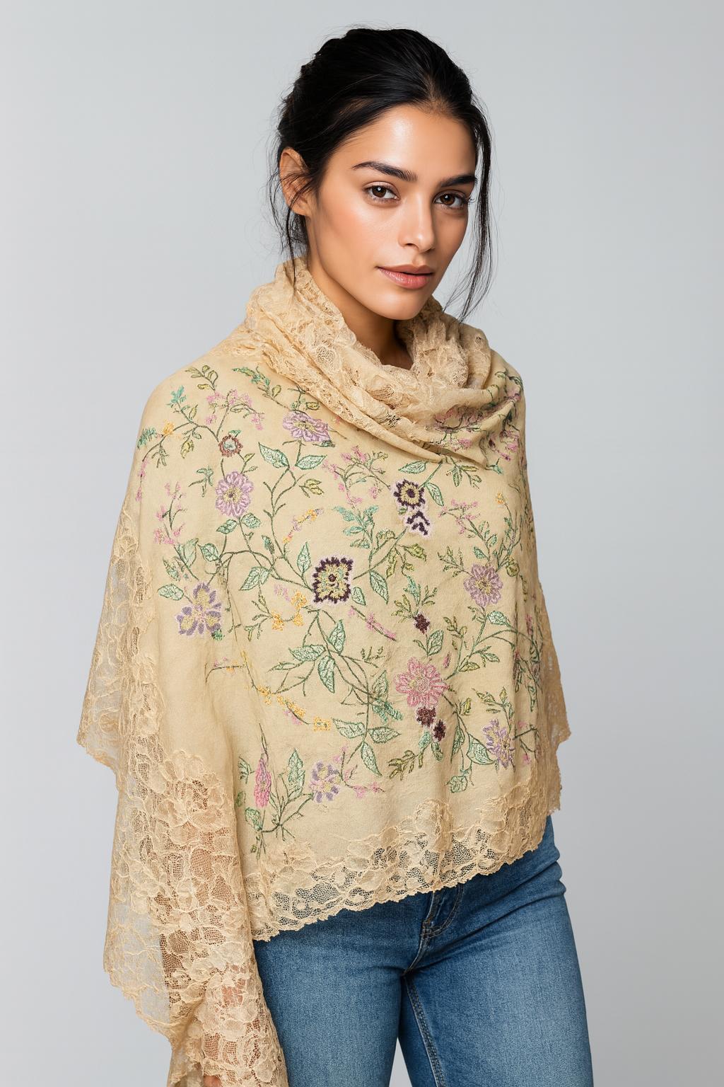 QUEENMARK | Maj Assortment 1 Beige Flowers