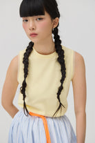 3EIGHTH | Kumo Muscle Tank | Butter Yellow