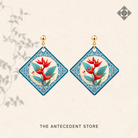 THE ANTECEDENT STORE | Heliconia Tile Earrings