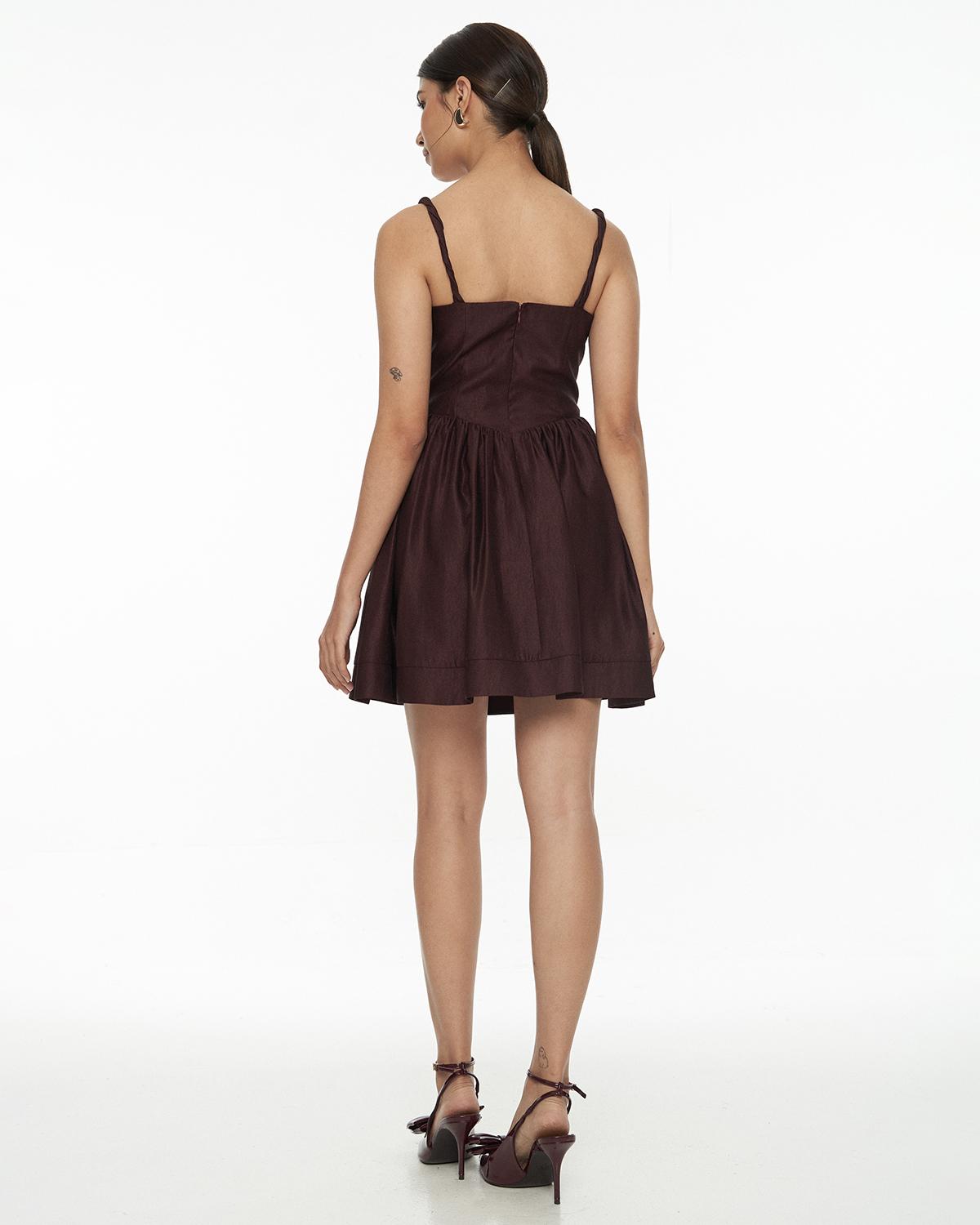 DRESSINGPAULA | Flared-Skirt Mini Dress