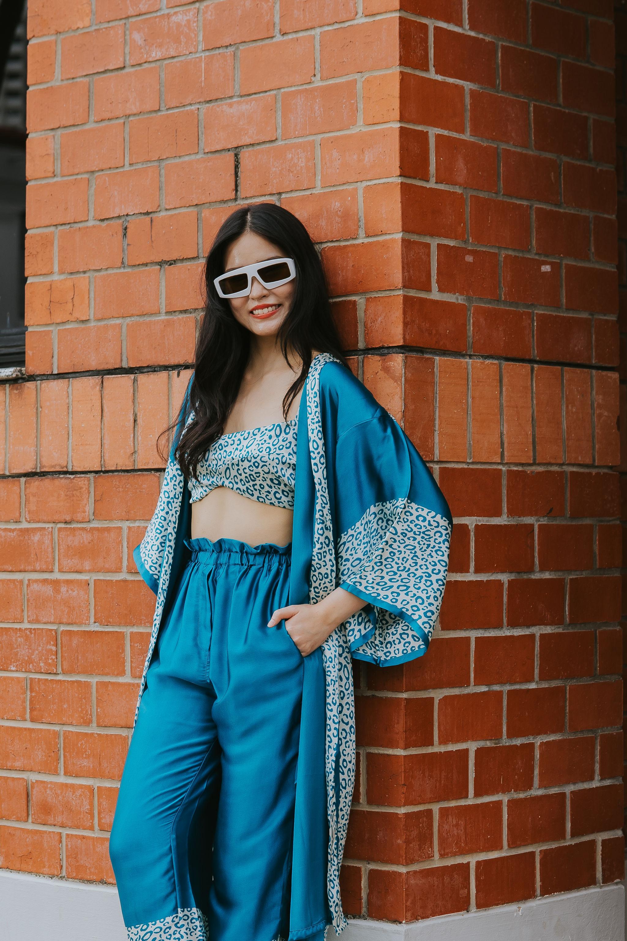 RAJA RANI | Modal Silk Long Kimono