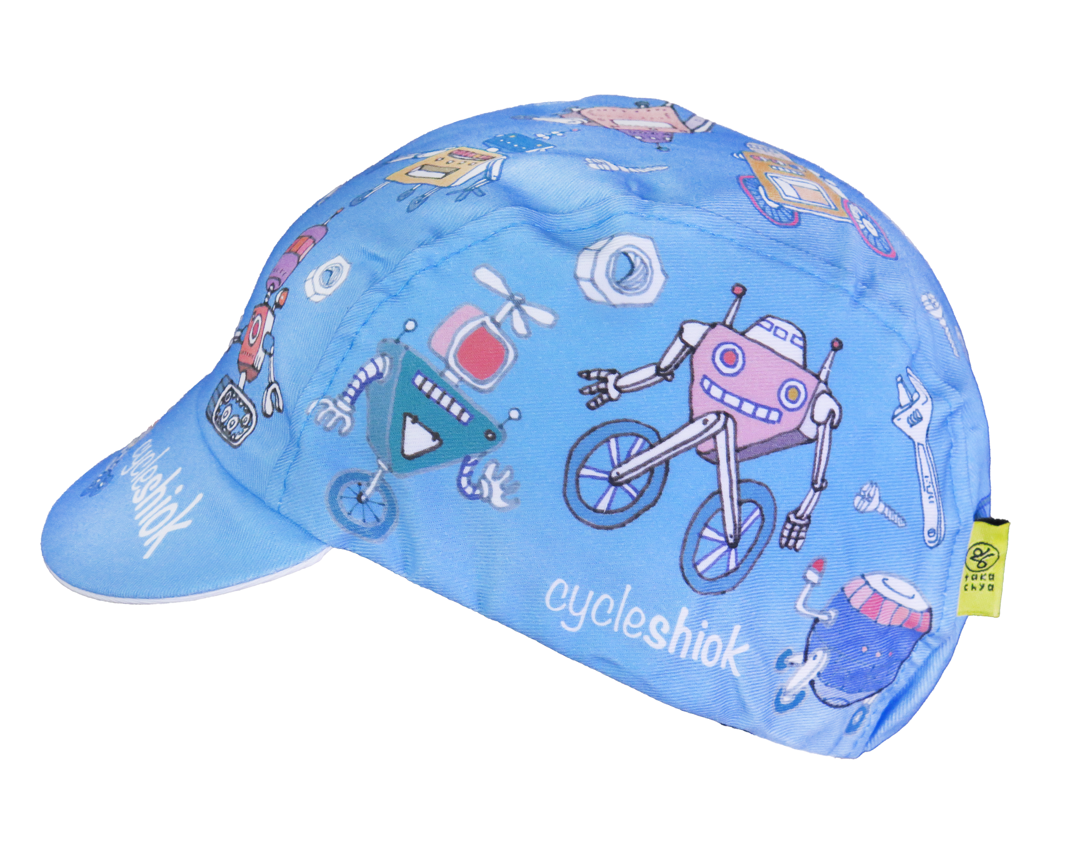 A DESIGN BY TAKACHYA | Faizal Caricatures x TKC Blue Robot Cycling Cap