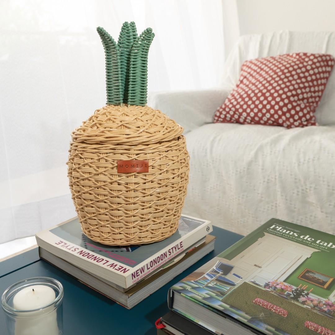 MOMIJI | Pineapple Basket - Small Natural