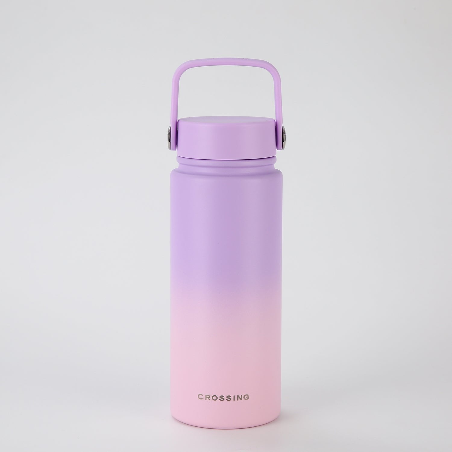 CROSSING | 600ml Urban Ceramic S/S Insulated Flat Cap Bottle With Handle